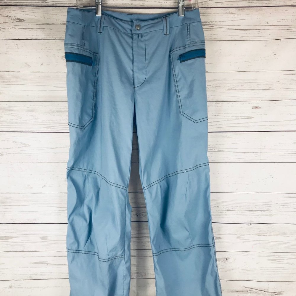 Nylon Trekkie stretch Blue Pants Hiking Joggers